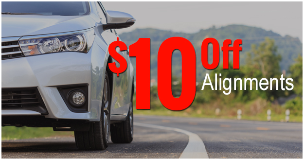 $10 Off Alignments
